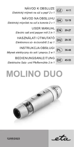 ETA Molino Duo 1928 90000