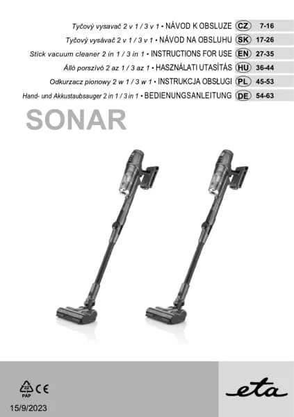 ETA Sonar Aqua Plus 3232 90000