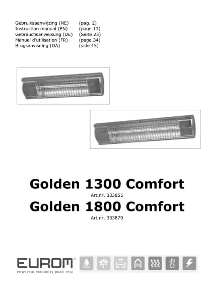 Eurom Golden 1300 Comfort