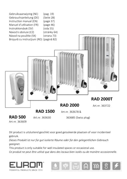 Eurom RAD 2000T