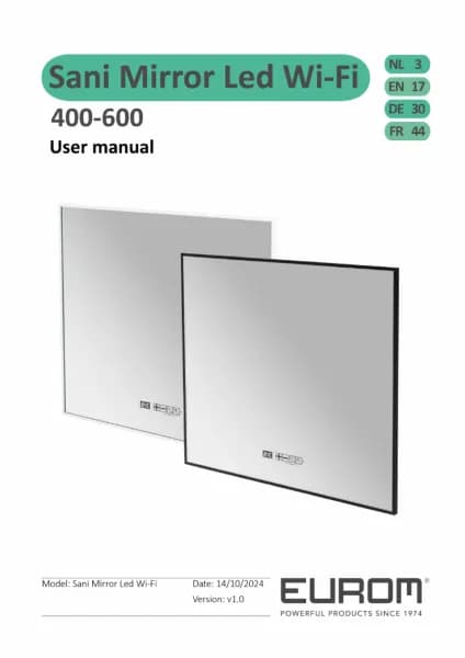 Eurom Sani Mirror LED Wi-Fi 600