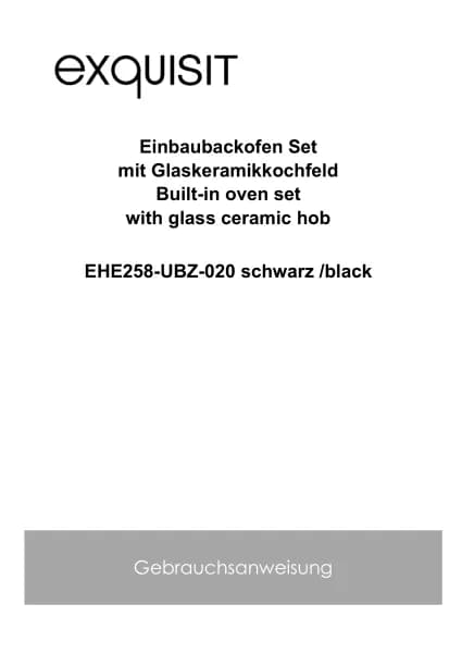 Exquisit EHE258-UBZ-020