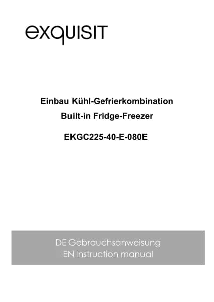 Exquisit EKGC225-40-E-080E