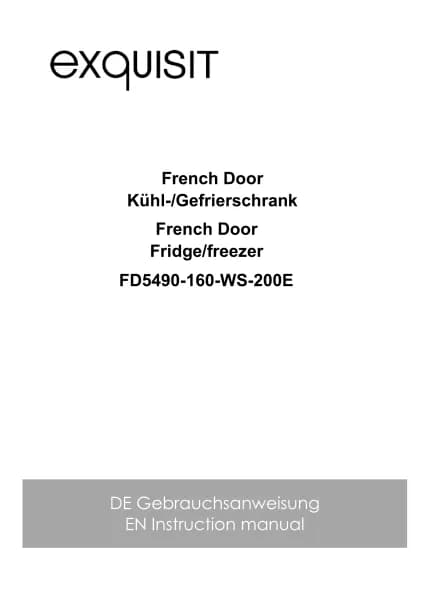 Exquisit FD5490-160-WS-200E