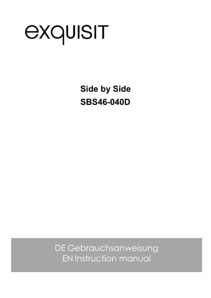 Exquisit SBS46-040D