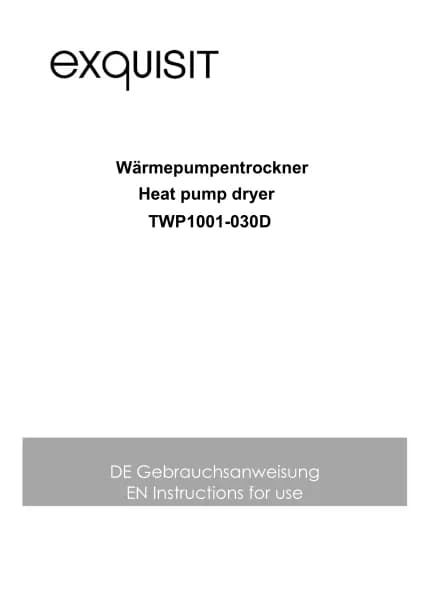 Exquisit TWP1001-030D