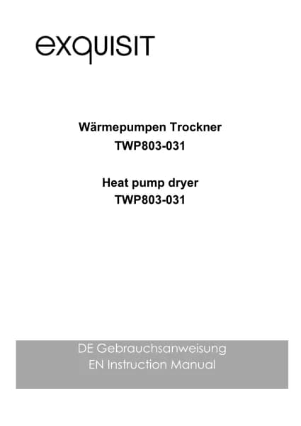 Exquisit TWP803-031