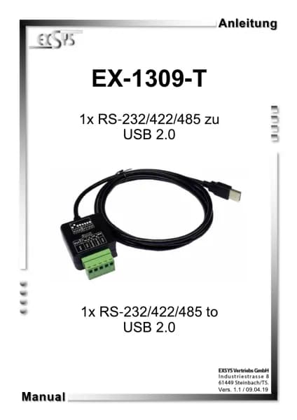 EXSYS EX-1309-T