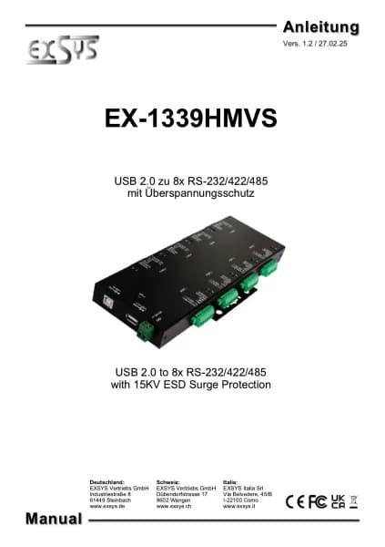 EXSYS EX-1339HMVS