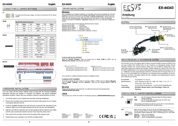 EXSYS EX-44343