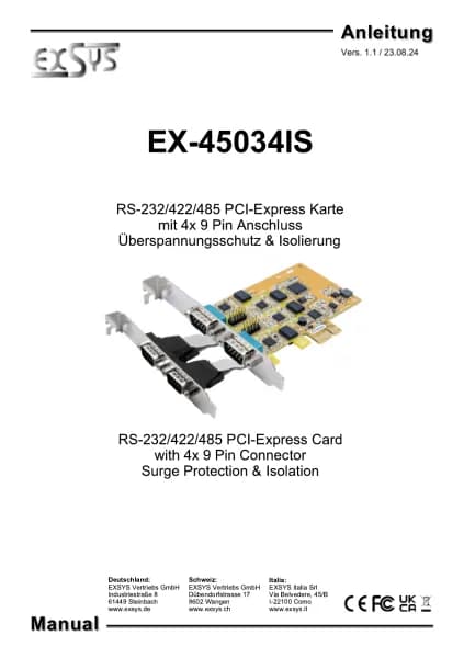 EXSYS EX-45034IS
