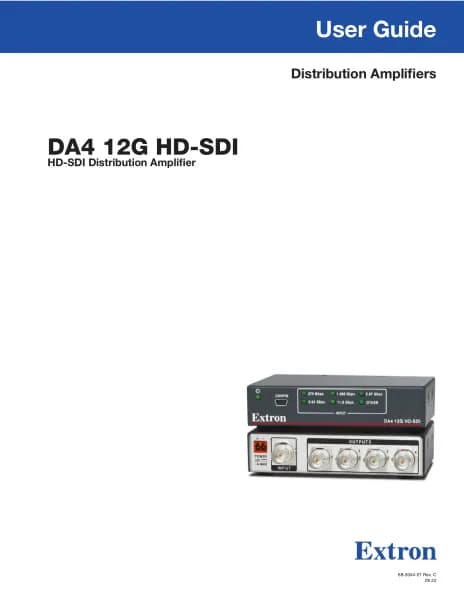 Extron DA4 12G HD-SDI