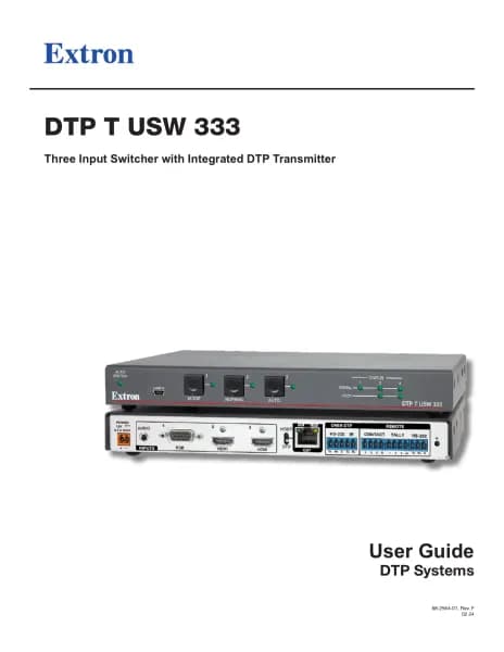 Extron DTP T USW 333