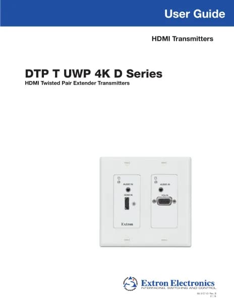 Extron DTP T UWP 4K 332 D