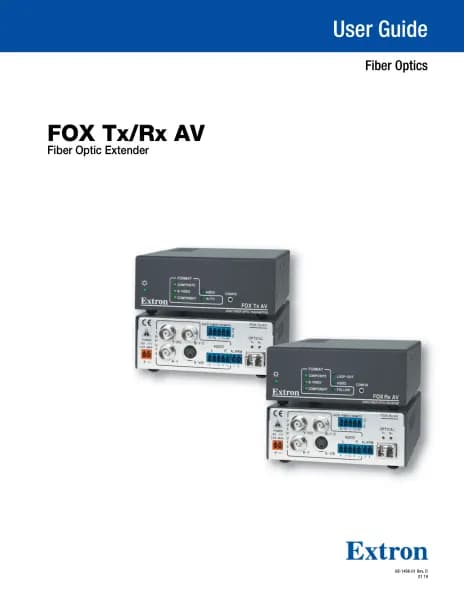 Extron FOX Rx AV