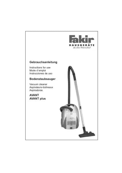 Fakir AVANT plus