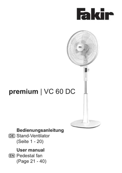 Fakir premium VC 60 DC