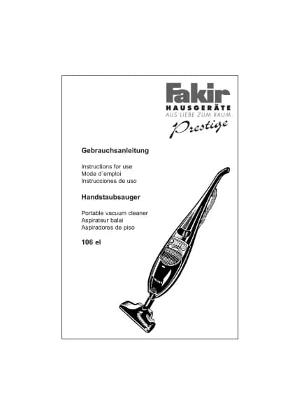 Fakir Prestige 106 EL