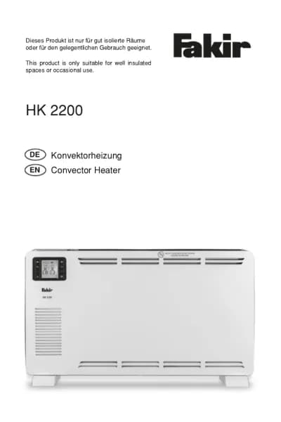 Fakir Prestige HK 2200