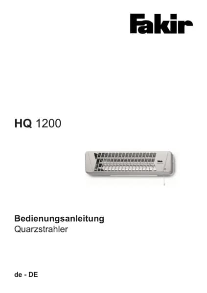 Fakir Prestige HQ 1200