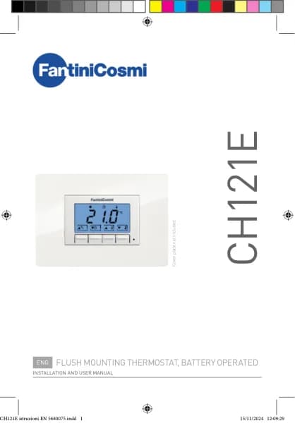 Fantini Cosmi Intellicomfort CH121E