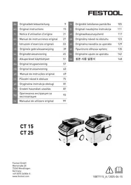 Festool Cleantec CT 15-Set