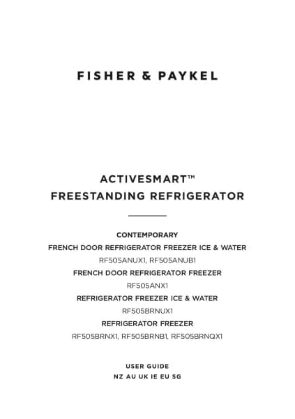 Fisher Paykel ActiveSmart RF505ANUX1