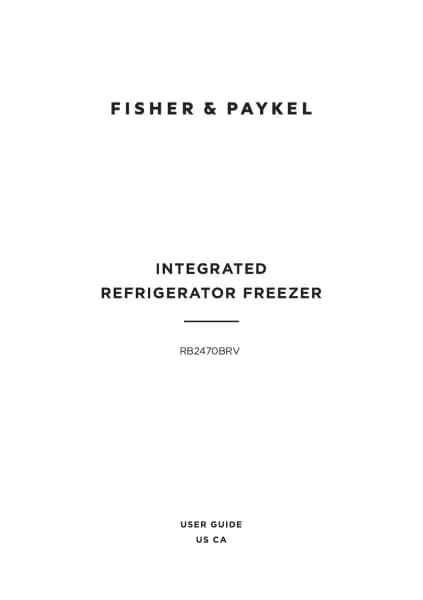 Fisher Paykel RB2470BRV2