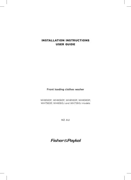 Fisher Paykel WH8560J2