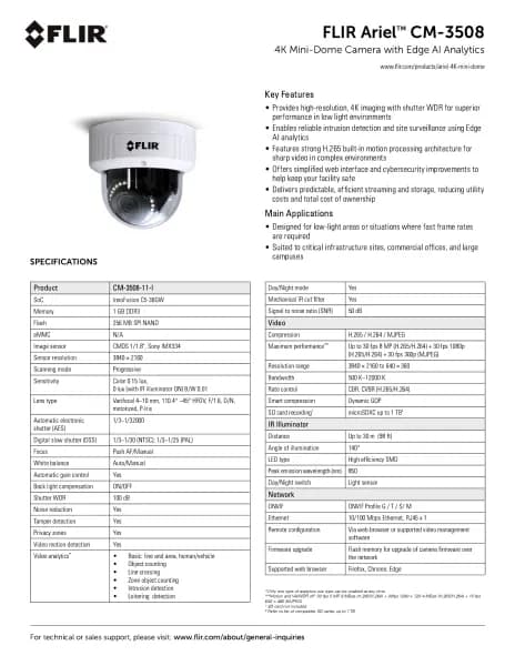 Flir Ariel CM-3508