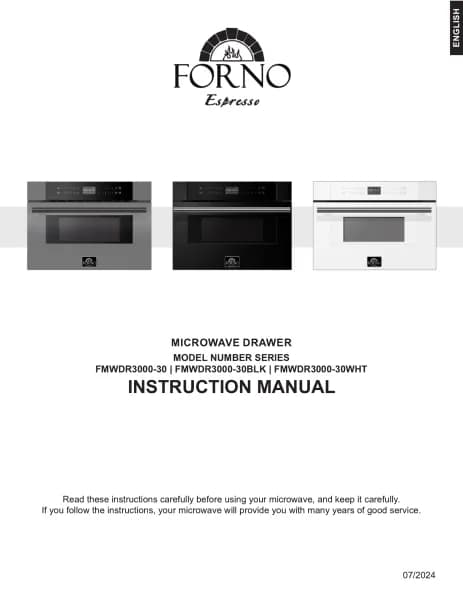 Forno FMWDR3000-30BLK