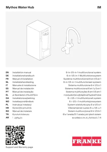 Franke Mythos Water Hub