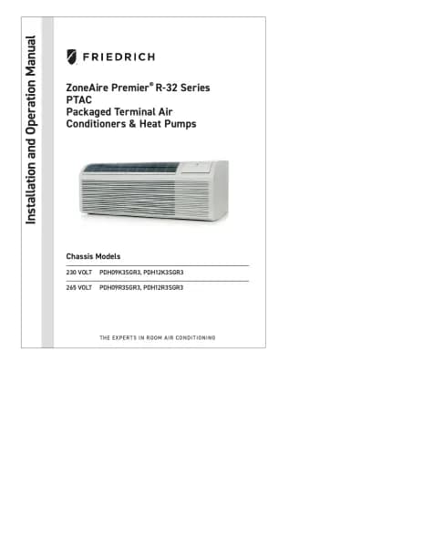 Friedrich ZoneAire Select PZE09K3SB