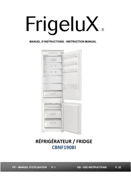 FrigeluX CBNF190BI