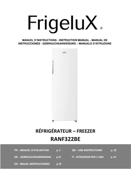 FrigeluX RANF322BE