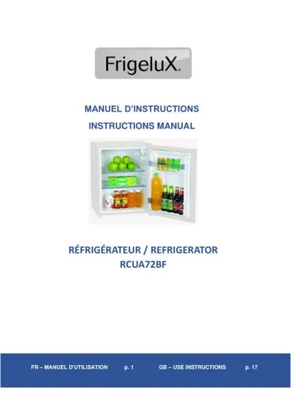 FrigeluX RCUA72BF