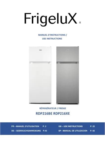 FrigeluX RDP216XE