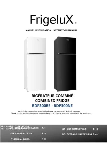 FrigeluX RDP300BE