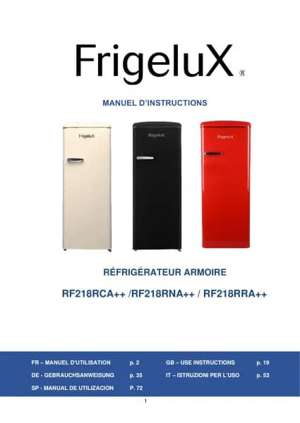 FrigeluX RF218RRA++