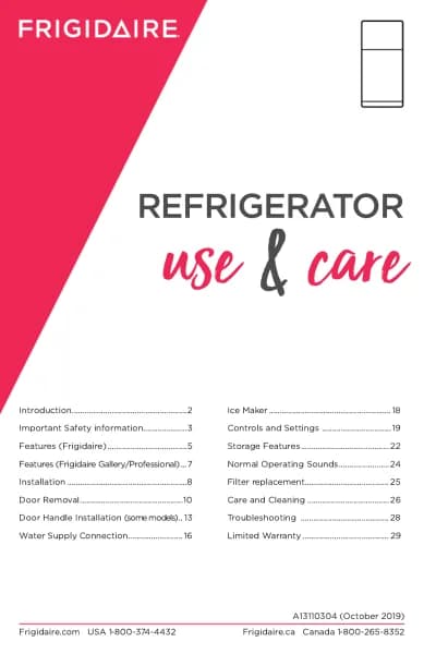 Frigidaire FFTR1835SS
