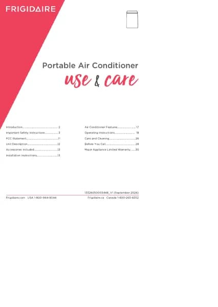 Frigidaire FHPH142AA1