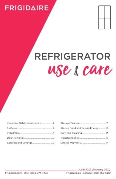 Frigidaire FRQG1721SS