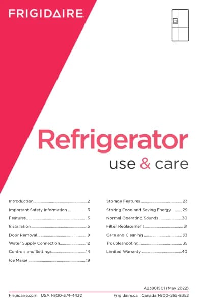 Frigidaire GRQC2255CSS