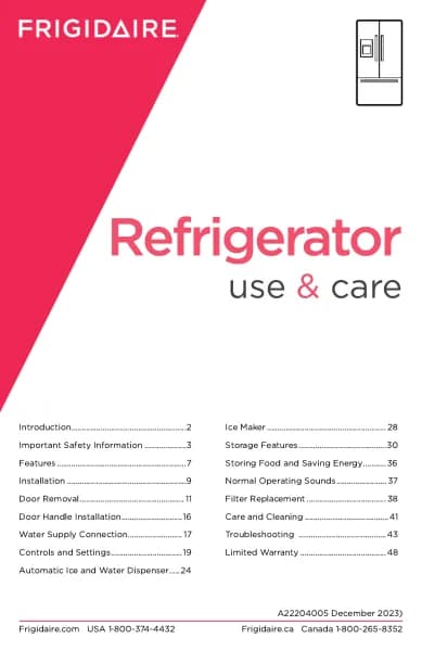 Frigidaire PRFC2383SS
