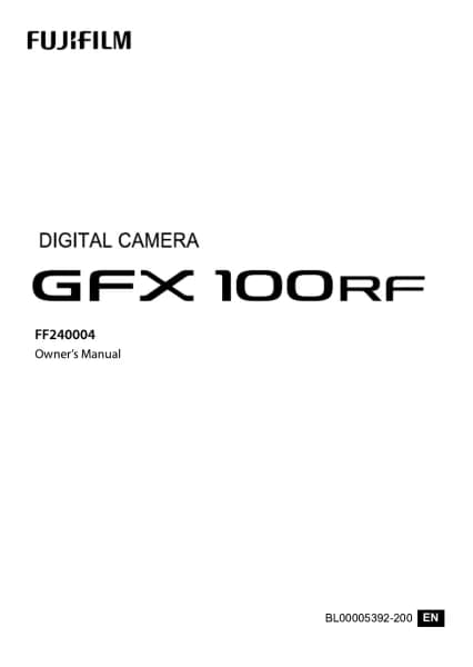 Fujifilm GFX 100RF