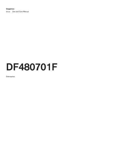 Gaggenau DF480701F