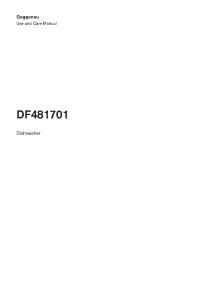 Gaggenau DF481701F