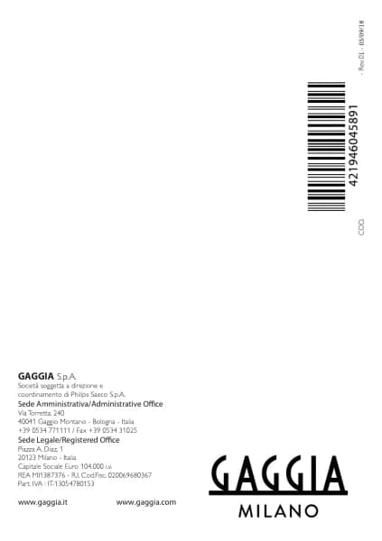 Gaggia Classic Pro RI9380