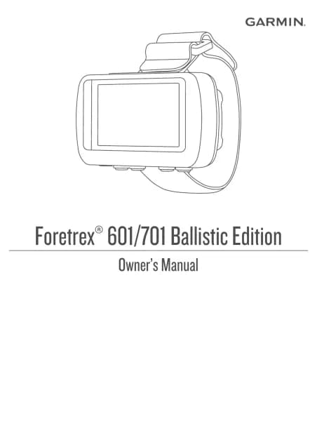 Garmin Foretrex 701 Ballistic Edition