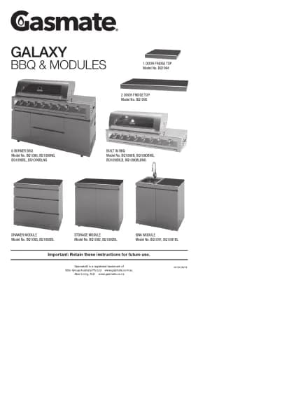 Gasmate Galaxy BQ1193